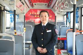 CHINA-TIANJIN-NPC DEPUTY-BUS DRIVER (CN)