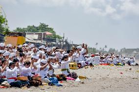 INDONESIA-BALI-MELASTI CEREMONY