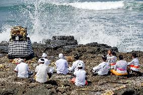 INDONESIA-BALI-MELASTI CEREMONY