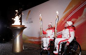 (SP)BRITAIN-MANDEVILLE-BEIJING 2022 WINTER PARALYMPICS-HERITAGE FLAME