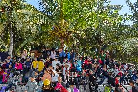 CHINA-HAINAN-WENCHANG-ROCKET LAUNCH-TOURISM ENTHUSIASM-BOOST (CN)