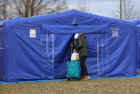 ROMANIA-SIRET-TEMPORARY SHELTER