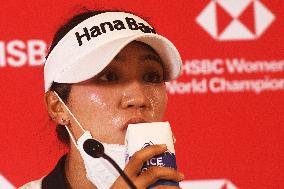 (SP)SINGAPORE-GOLF-WOMEN'S WORLD CHAMPIONSHIP-PRESS CONFERENCE