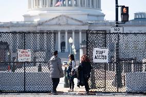 U.S.-WASHIINGTON, D.C.-STATE OF THE UNION ADDRESS-FENCING