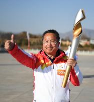 (SP)CHINA-HEBEI-ZHANGJIAKOU-BEIJING 2022 WINTER PARALYMPICS-TORCH RELAY-FLAME LIGHTING CEREMONY(CN)