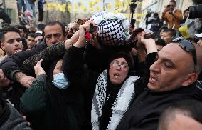 MIDEAST-AL-ARROUB REFUGEE CAMP-FUNERAL