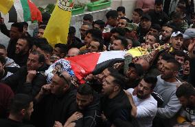 MIDEAST-AL-ARROUB REFUGEE CAMP-FUNERAL