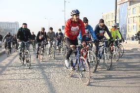 AFGHANISTAN-KABUL-BICYCLE RIDING