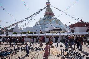 NEPAL-KATHMANDU-SHERPA COMMUNITY-NEW YEAR CELEBRATION