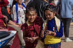 NEPAL-KATHMANDU-SHERPA COMMUNITY-NEW YEAR CELEBRATION