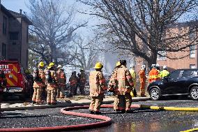 U.S.-MARYLAND-SILVER SPRING-APARTMENT BUILDING-EXPLOSION