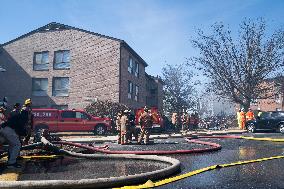 U.S.-MARYLAND-SILVER SPRING-APARTMENT BUILDING-EXPLOSION