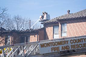 U.S.-MARYLAND-SILVER SPRING-APARTMENT BUILDING-EXPLOSION