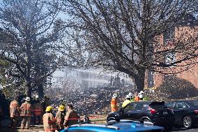 U.S.-MARYLAND-SILVER SPRING-APARTMENT BUILDING-EXPLOSION