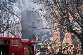 U.S.-MARYLAND-SILVER SPRING-APARTMENT BUILDING-EXPLOSION