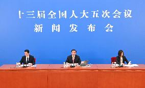 (TWO SESSIONS)CHINA-BEIJING-NPC-PRESS CONFERENCE (CN)