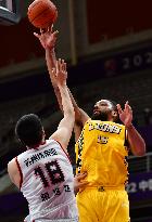 (SP)CHINA-LIAONING-SHENYANG-BASKETBALL-CBA LEAGUE-ZHEJIANG-JIANGSU(CN)