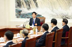 (TWO SESSIONS)CHINA-BEIJING-LI ZHANSHU-NPC-CHAIRPERSONS-MEETING (CN)