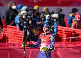 (SP)CHINA-BEIJING-WINTER PARALYMPICS-ALPINE SKIING-WOMEN'S DOWNHILL STANDING (CN)