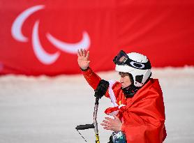 (SP)CHINA-BEIJING-WINTER PARALYMPICS-ALPINE SKIING-WOMEN'S DOWNHILL SITTING (CN)