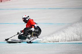 (SP)CHINA-BEIJING-WINTER PARALYMPICS-ALPINE SKIING-WOMEN'S DOWNHILL SITTING (CN)
