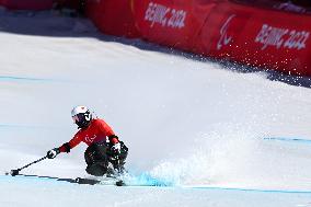 (SP)CHINA-BEIJING-WINTER PARALYMPICS-ALPINE SKIING-WOMEN'S DOWNHILL SITTING(CN)