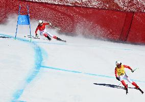 (SP)CHINA-BEIJING-WINTER PARALYMPICS-ALPINE SKIING-WOMEN'S DOWNHILL-VISION IMPAIRED (CN)