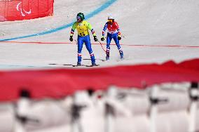 (SP)CHINA-BEIJING-WINTER PARALYMPICS-ALPINE SKIING-MEN'S DOWNHILL-VISION IMPAIRED (CN)