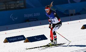 (SP)CHINA-ZHANGJIAKOU-WINTER PARALYMPICS-BIATHLON-WOMEN'S SPRINT STANDING (CN)