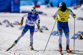 (SP)CHINA-ZHANGJIAKOU-WINTER PARALYMPICS-BIATHLON-WOMEN'S SPRINT-VISION IMPAIRED(CN)