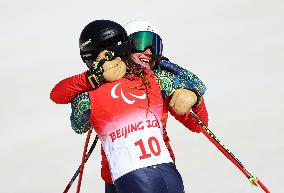 (SP)CHINA-BEIJING-WINTER PARALYMPICS-ALPINE SKIING-MEN'S DOWNHILL-VISION IMPAIRED (CN)