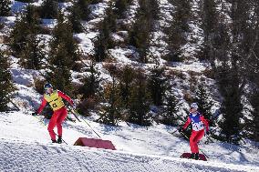 (SP)CHINA-ZHANGJIAKOU-WINTER PARALYMPICS-BIATHLON-MEN'S SPRINT-VISION IMPAIRED(CN)