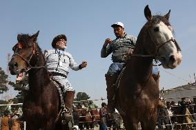 AFGHANISTAN-KABUL-TRADITIONAL HORSEMEN GAME