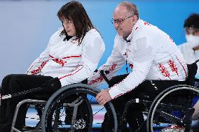 (SP)CHINA-BEIJING-WINTER PARALYMPICS-WHEELCHAIR CURLING-ROUND ROBIN SESSION-CHN VS CAN(CN)