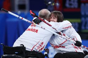 (SP)CHINA-BEIJING-WINTER PARALYMPICS-WHEELCHAIR CURLING-ROUND ROBIN SESSION-CHN VS CAN(CN)