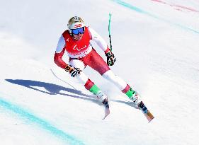 (SP)CHINA-BEIJING-WINTER PARALYMPICS-PARA ALPINE SKIING-MEN'S DOWNHILL STANDING (CN)