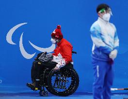 (SP)CHINA-BEIJING-WINTER PARALYMPICS-WHEELCHAIR CURLING-ROUND ROBIN SESSION-SUI VS SWE(CN)