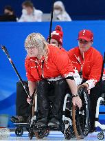 (SP)CHINA-BEIJING-WINTER PARALYMPICS-WHEELCHAIR CURLING-ROUND ROBIN SESSION-SUI VS SWE(CN)