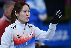 (SP)CHINA-BEIJING-WINTER PARALYMPICS-WHEELCHAIR CURLING-ROUND ROBIN SESSION-LAT VS KOR (CN)