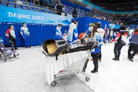 (SP)CHINA-BEIJING-WINTER PARALYMPICS-PARA ICE HOCKEY-GROUP B-CHN VS SVK