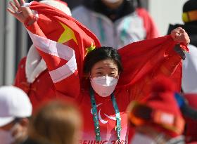 (SP)CHINA-BEIJING-BEIJING 2022 WINTER PARALYMPICS-ALPINE SKIING-WOMEN'S SUPER-G STANDING(CN)