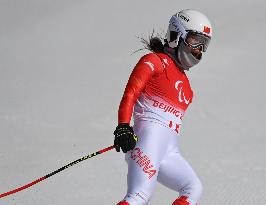 (SP)CHINA-BEIJING-BEIJING 2022 WINTER PARALYMPICS-ALPINE SKIING-WOMEN'S SUPER-G STANDING(CN)