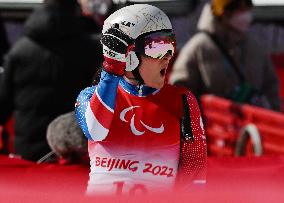 (SP)CHINA-BEIJING-BEIJING 2022 WINTER PARALYMPICS-ALPINE SKIING-WOMEN'S SUPER-G STANDING(CN)