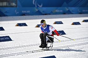 (SP)CHINA-ZHANGJIAKOU-WINTER PARALYMPICS-PARA CROSS-COUNTRY SKIING-MEN'S LONG DISTANCE SITTING(CN)