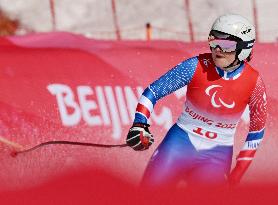 (SP)CHINA-BEIJING-BEIJING 2022 WINTER PARALYMPICS-ALPINE SKIING-WOMEN'S SUPER-G STANDING(CN)