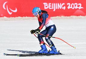 (SP)CHINA-BEIJING-BEIJING 2022 WINTER PARALYMPICS-ALPINE SKIING-WOMEN'S SUPER-G VISION IMPAIRED(CN)