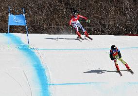 (SP)CHINA-BEIJING-BEIJING 2022 WINTER PARALYMPICS-ALPINE SKIING-WOMEN'S SUPER-G VISION IMPAIRED(CN)