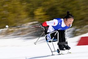 (SP)CHINA-ZHANGJIAKOU-WINTER PARALYMPICS-PARA CROSS-COUNTRY SKIING -WOMEN'S LONG DISTANCE SITTING(CN)