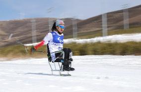 (SP)CHINA-ZHANGJIAKOU-WINTER PARALYMPICS-PARA CROSS-COUNTRY SKIING -WOMEN'S LONG DISTANCE SITTING(CN)