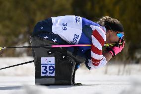 (SP)CHINA-ZHANGJIAKOU-WINTER PARALYMPICS-PARA CROSS-COUNTRY SKIING -WOMEN'S LONG DISTANCE SITTING(CN)